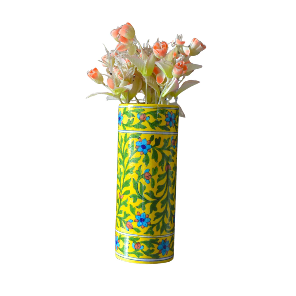 HeartfulCraft_Blue_Pottery_Cylinder_Shape_Vase_1_1024x1024