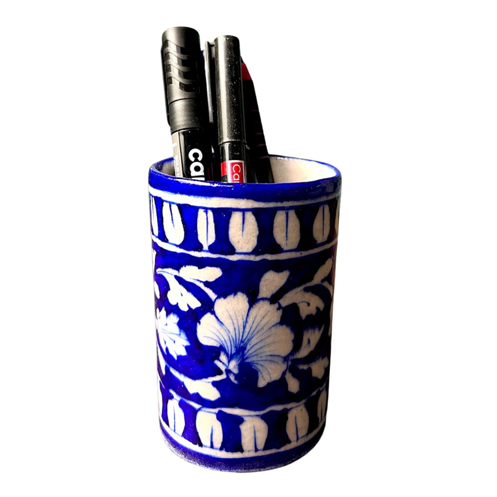 HeartfulCraft_Blue_Pottery_Glass_Pen_Stand_1_1024x1024
