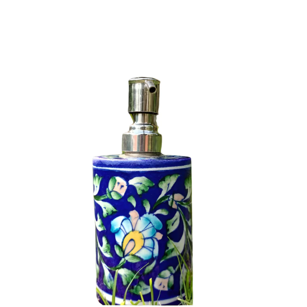 HeartfulCraft_Blue_Pottery_Soap_Dispenser_1024x1024